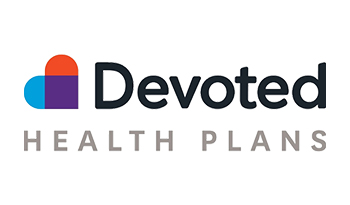 Here's an alt tag for the image: Devoted Health Plans logo