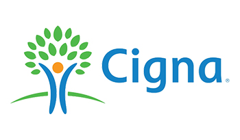 Here's an alt tag for the image: Cigna logo: tree and person symbol.